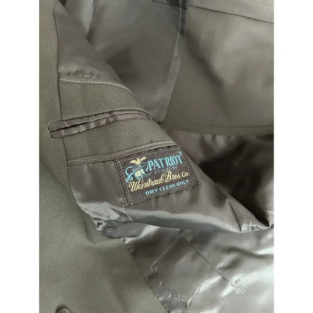 US Military Patriot Uniform Green Jacket Blazer Weintraub Bros 420R 104 Infantry
